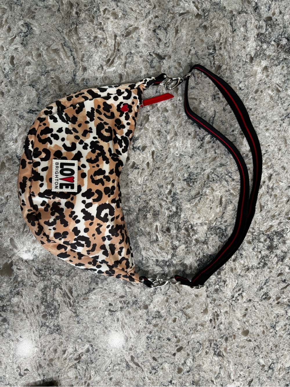 Brighton Spotted Love Leopard Print Crossbody Sling Bag